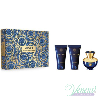 Versace Pour Femme Dylan Blue Set (EDP 50ml + BL 50ml + SG 50ml) for Women Women's Gift sets