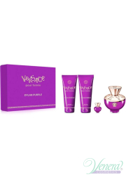Versace Pour Femme Dylan Purple Set (EDP 100ml + EDP 5ml + BL 100ml + SG 100ml) for Women