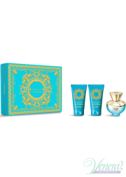 Versace Pour Femme Dylan Turquoise Set (EDT 50ml + BL 50ml + SG 50ml) for Women Women's Gift sets