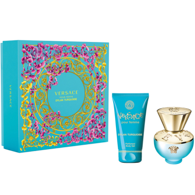 Versace Pour Femme Dylan Turquoise Set (EDT 30ml + BL 50ml) for Women Women's Gift sets