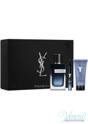 YSL Y Eau de Parfum Set (EDP 100ml + EDP 10ml +...