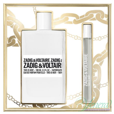 Zadig & Voltaire This is Her Set (EDP 100ml + EDP 10ml) for Women Gift Sets