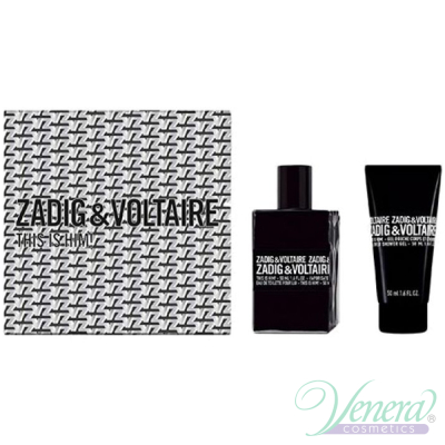 Zadig & Voltaire This is Him Set (EDT 50ml + SG 50ml) for Men Men's Gift sets