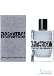 Zadig & Voltaire This is Him Vibes of Freedom EDT 50ml for Men Men's Fragrance