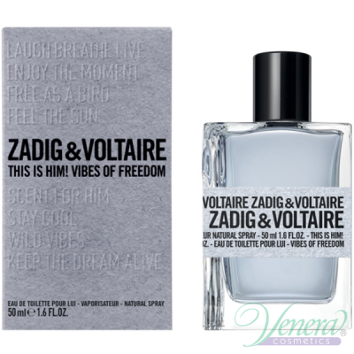 Zadig & Voltaire This is Him Vibes of Freedom EDT 50ml for Men Men's Fragrance
