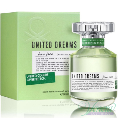 Benetton United Dreams Live Free EDT 50ml for Women Women's Fragrance