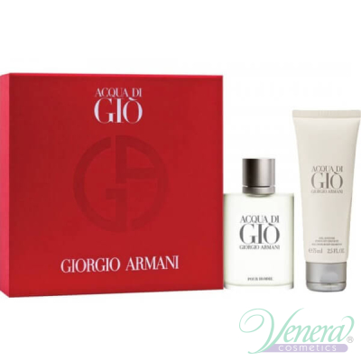 Armani Acqua Di Gio Set (EDT 30ml + SG 75ml) pentru Bărbați Seturi Cadou