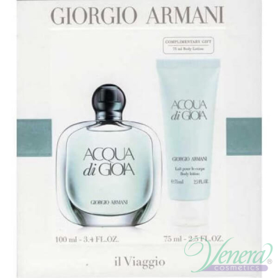 Armani Acqua Di Gioia Set (EDP 100ml + Body Lotion 75ml) for Women Women's Gift sets