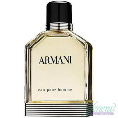 Armani Eau Pour Homme EDT 100ml for Men Without Package Men's Fragrance