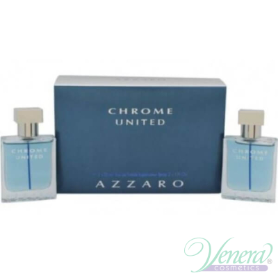 Azzaro Chrome United Set (EDT 30ml + EDT 30ml) for Men Men's Gift sets