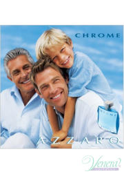 Azzaro Chrome Set (EDT 30ml + SG 50ml + Bag) for Men Men's Gift sets