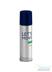 Benetton Let's Move  Deo Spray 150 for Men Men's