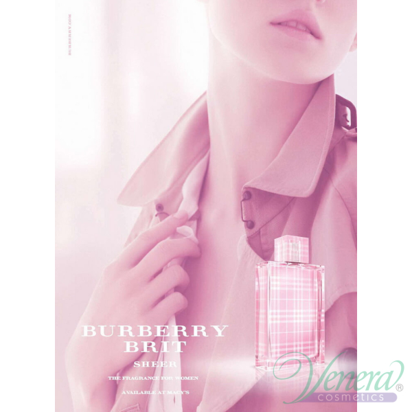 Burberry Brit Sheer EDT 100ml for Women Without Package | Venera Cosmetics
