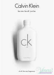 Calvin Klein CK All EDT 100ml for Men and Women Without Package