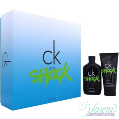 Calvin Klein CK One Shock Set (EDT 100ml + After Shave Balm 100ml) for Men Men's