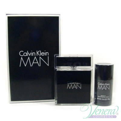 Calvin Klein Man Set (EDT 100ml + Deo Stick 75ml) for Men Men's