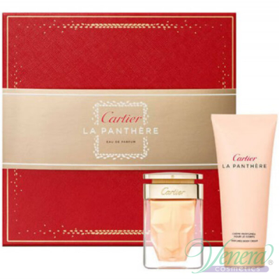 Cartier La Panthere Set (EDP 50ml + Body Cream 100ml) for Women Women's Gift sets