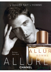 Chanel Allure Homme EDT 100ml for Men Without Package Men's Fragrances without package