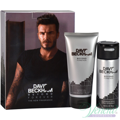 David Beckham Beyond Forever Set (Deo Spray 150ml + SG 200ml) for Men Men's Gift sets