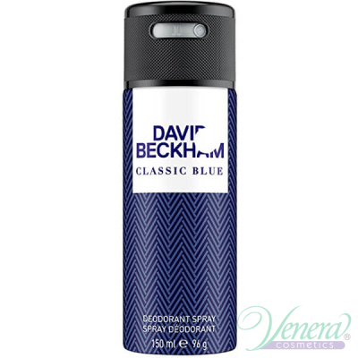 David Beckham Classic Blue Deo Spray 150ml for Men Men's face and body products