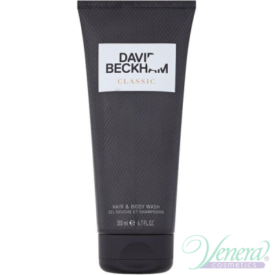 David Beckham Classic Hair & Body Wash 200ml for Men Men's face and body products