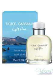D&G Light Blue Discover Vulcano EDT 75ml for Men Men's