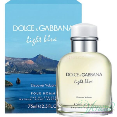 D&G Light Blue Discover Vulcano EDT 75ml for Men Men's