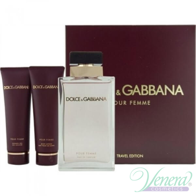 Dolce&Gabbana Pour Femme Set (EDP 100ml + BL 50ml + SG 50ml) for Women Women's Gift sets