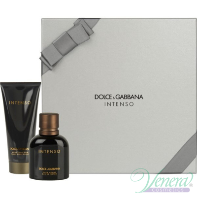 Dolce&Gabbana Pour Homme Intenso Set (EDP 75ml + AS Balm 100ml) for Men Men's Gift sets