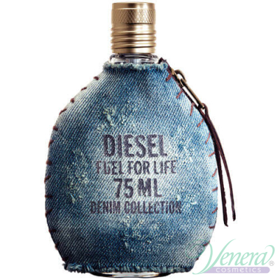 Diesel Fuel For Life Denim Collection EDT 75ml for Men Without Package    Men's