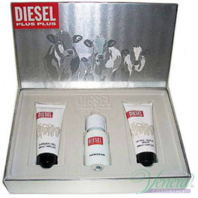 Diesel Plus Plus Set (EDT 75ml + AS Balm 100ml + SG 100ml) for Men Men's