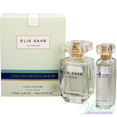 Elie Saab Le Parfum L'Eau Couture Set (EDT 50ml + EDT 10ml) for Women Women's Gift sets