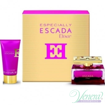 Escada Especially Elixir Set (EDP 30ml + Body Lotion 50ml) for Women Women's