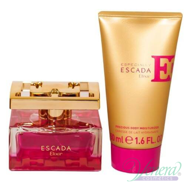 Ufrugtbar Låse Bukser Escada Especially Elixir Set (EDP 30ml + Body Lotion 50ml) for Women |  Venera Cosmetics