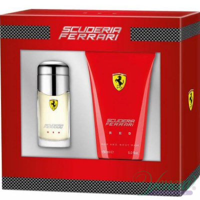 Ferrari Scuderia Ferrari Red Set (EDT 75ml + Hair & Body Wash 150ml) for Men Men's Gift sets