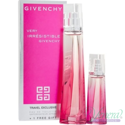 Givenchy Very Irresistible Set (EDT 50ml + EDT 15ml) Travel Exclusive for Women Women's Gift sets