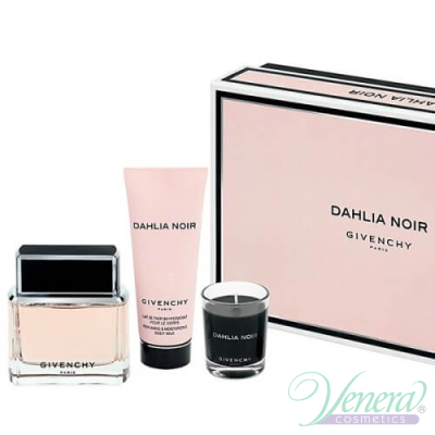 Givenchy Dahlia Noir Set (EDP 50ml + BL 100ml + Parfumed candle) for Women Women's