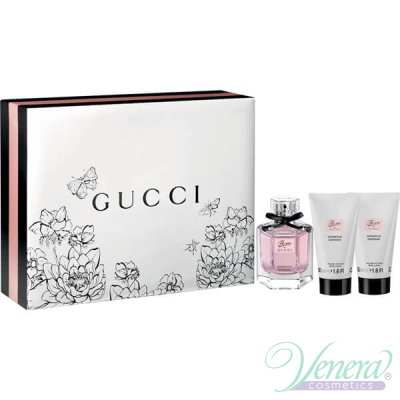 Flora By Gucci Gorgeous Gardenia Set (EDT 50ml + Body Lotion 2x50ml) for Women Women's