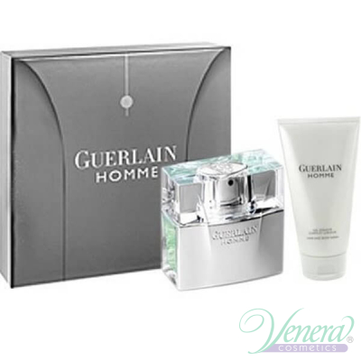 Guerlain Homme Set (EDT 80ml + SG 75ml) Travel for Men Men's Gift sets