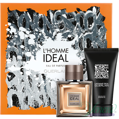 Guerlain L'Homme Ideal Eau de Parfum Set (EDP 50ml + SG 75ml) for Men Men's Gift sets