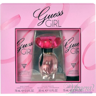 Guess Girl Set (EDT 30ml + BL 75ml + SG 75ml) for Women Women's Gift sets