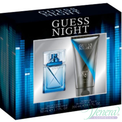 Guess Night Set (EDT 50ml +Shower Gel 200ml) for Men Men's Gift sets