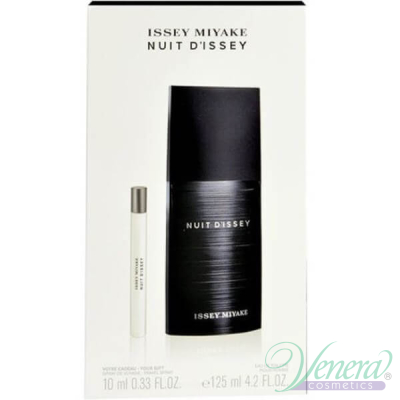 Issey Miyake Nuit D'Issey Set (EDT 125ml + EDT 10ml) for Men Men's Fragrance