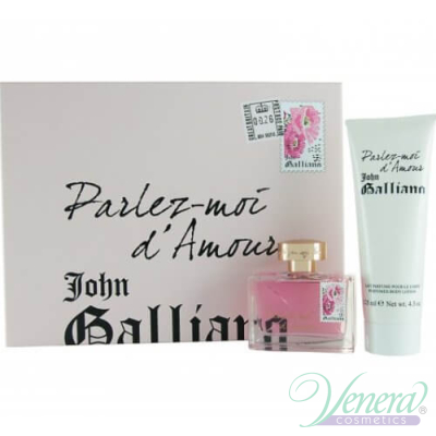 John Galliano Parlez-Moi D'Amour Set (EDP 50ml + Body Lotion 125ml) for Women Women's Gift sets