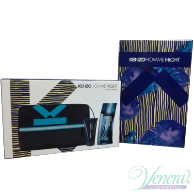 Kenzo Pour Homme Night Set (EDT 100ml + SG 50ml + Bag) for Men Men's Gift sets