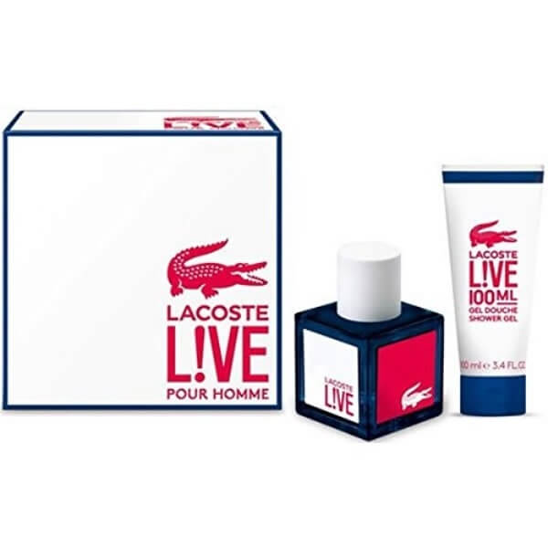 Lacoste Live Set (EDT + Shower Gel 100ml) for | Venera Cosmetics