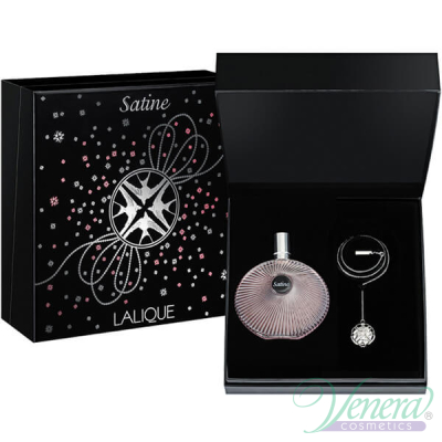 Lalique Satine Set (EDP 100ml + Necklace) for Women Women's Gift sets