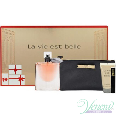 Lancome La Vie Est Belle Set (EDP 50ml + Body Lotion 50ml + Mascara 2ml + Bag) for Women Women's Gift sets