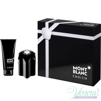 Montblanc Emblem Set (EDT 60ml + Shower Gel 100ml) for Men Men's Gift sets