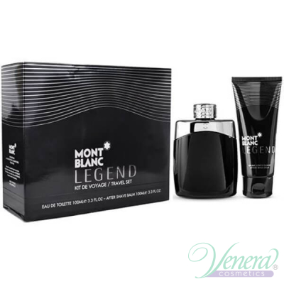 Mont Blanc Legend Set (EDT 100ml + AS Balm 100ml) for Men Men's Fragrance